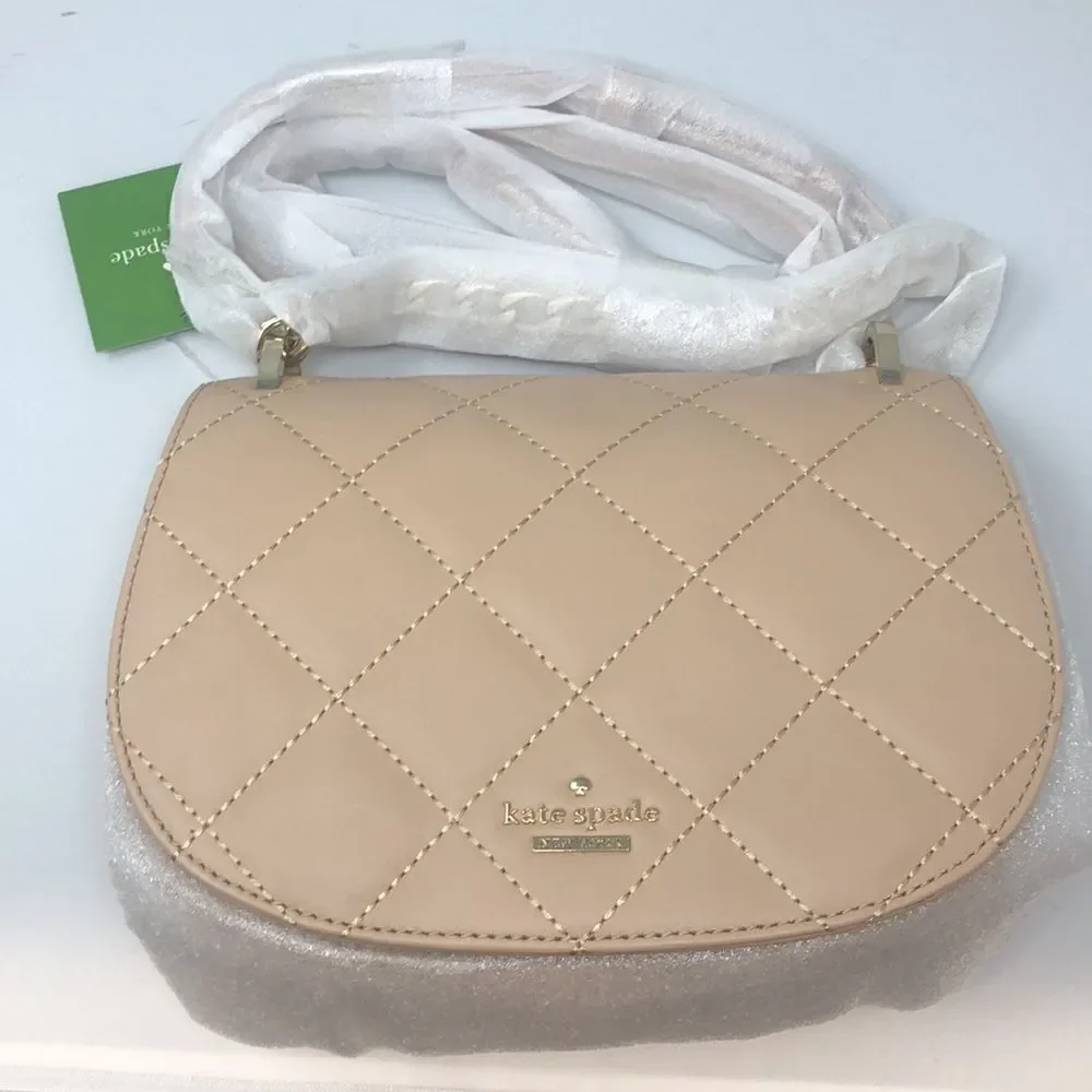 KATE SPADE NEW YORK Emerson Place Rita Crossbody Cashew Color NEW with Tags